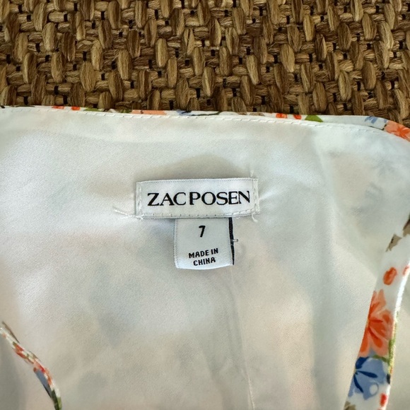 Zac Posen Floral Ruffle Dress NWT - Picture 3 of 6